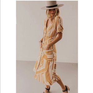 Roolee - Lush Riviera Detail Midi Dress